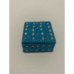 Handcrafted Jeweler mini solid bead Tresure Chest Made in India